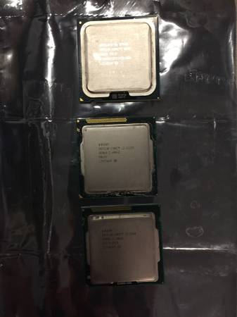 Core 2 Quad, i3 2.60 ghz, i5 3.10 ghz - nothing to build a gaming rig around, but a step up from a paperclip for sure!